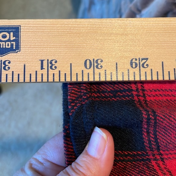 Red and black flannel dress - Picture 8 of 8